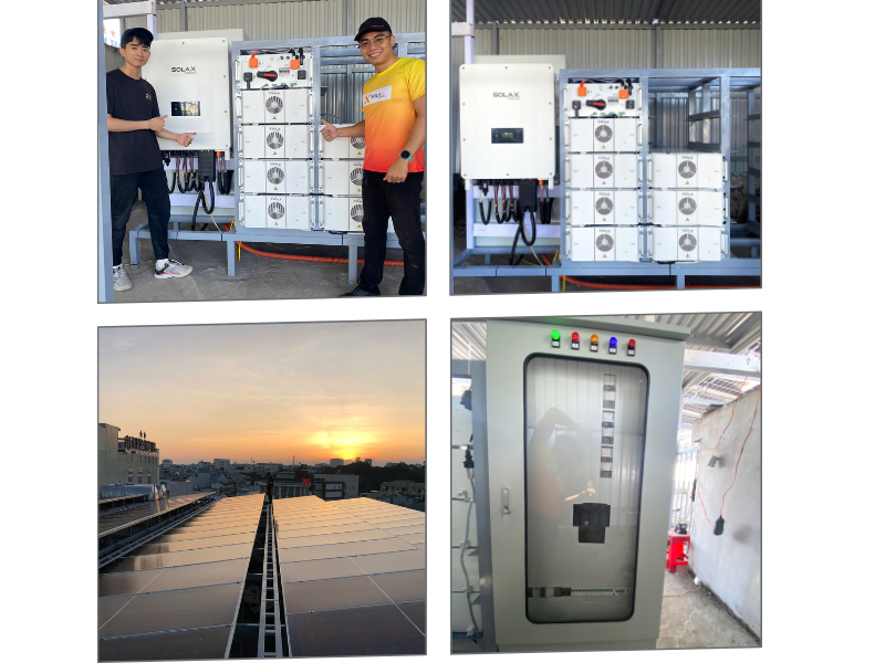 Hệ thống điện mặt trời kết hợp lưu trữ điện áp cao